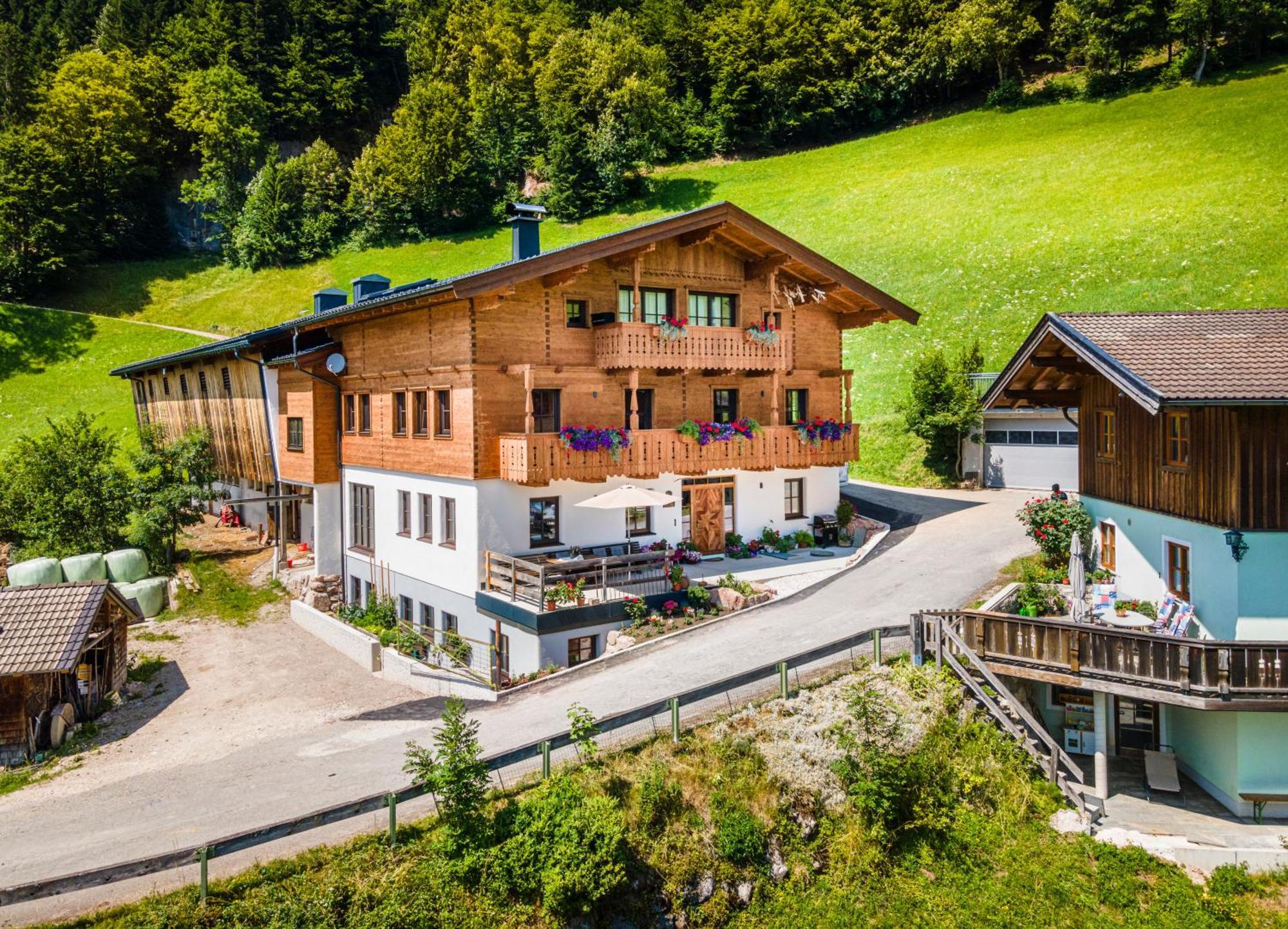 Апартаменты Biobauernhof Schneiderbauer Ункен Экстерьер фото